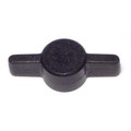 Midwest Fastener 5/16" Black Plastic Tee Thumb Screw Knobs 5PK 70883